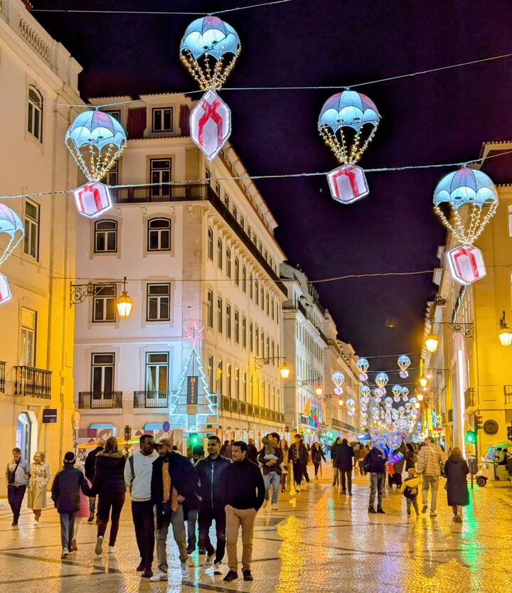 Portugal Weihnachtsbeleuchtung