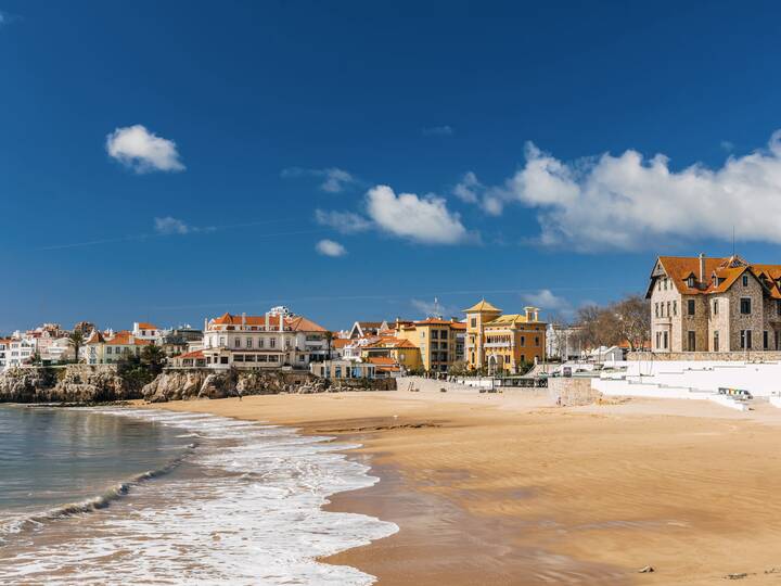 Praia Da Conceição Strand Cascais Portugal 360° 3966