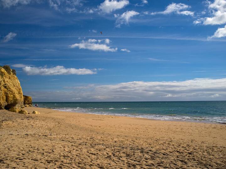 Praia Da Oura Strand Albufeira Algarve Portugal 360