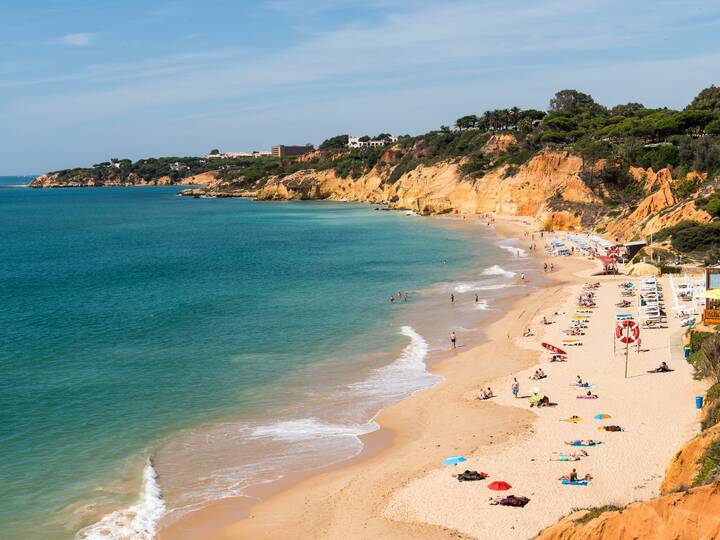 Praia Dos Olhos De Água – Strand Albufeira Algarve Portugal 360°