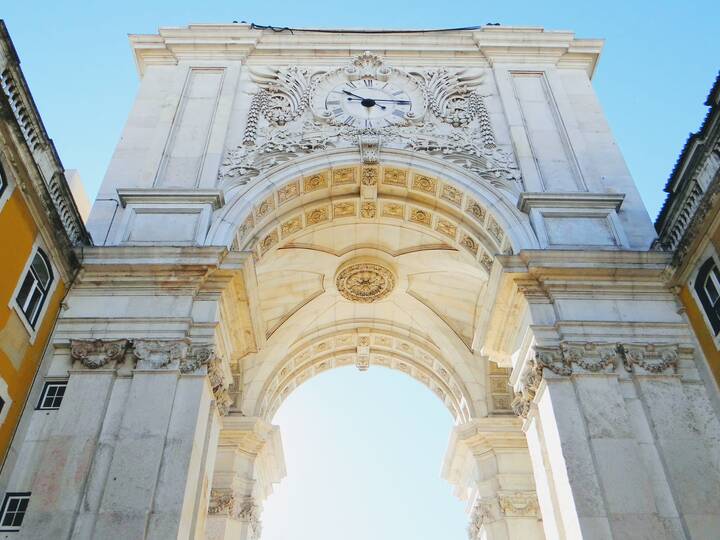 Triumphbogen Arco da Rua Augusta Lissabon