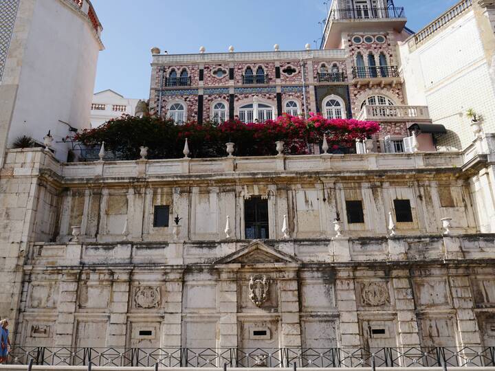 Springbrunnen Chafariz El Rei Lissabon