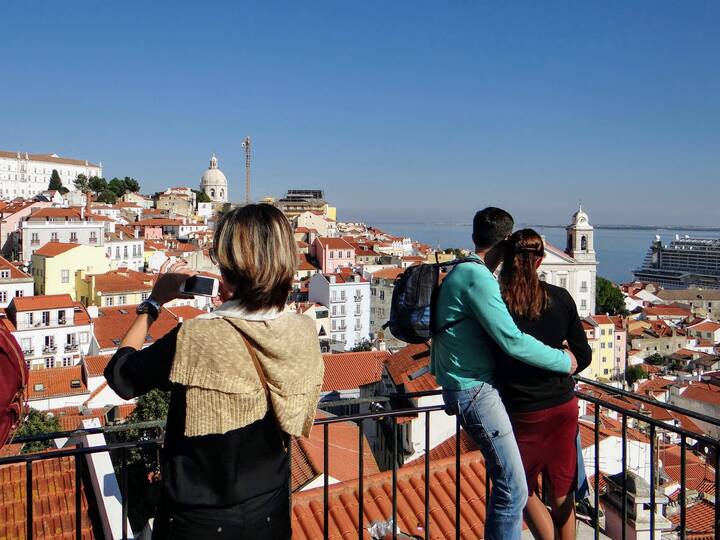 Aussichtspunkt Portas do Sol Lissabon